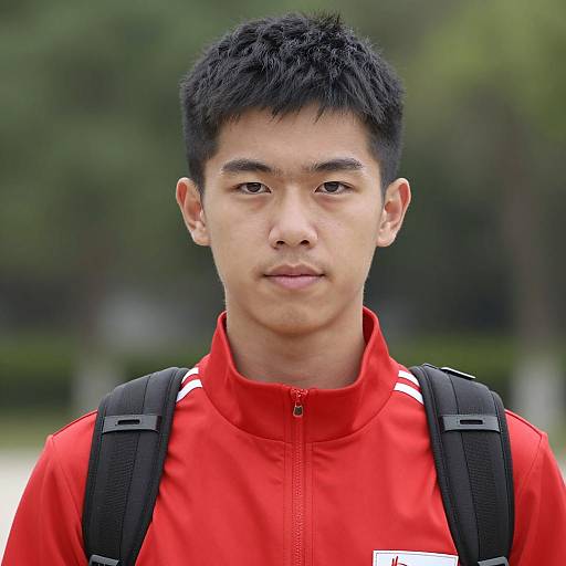 Portrait of a Young Man in Red