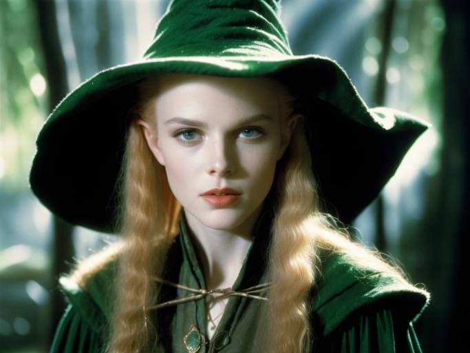 Nicole Kidman as Young Elf Sorceress