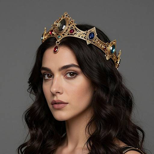 Ornate Gold Elven Medieval Tiara