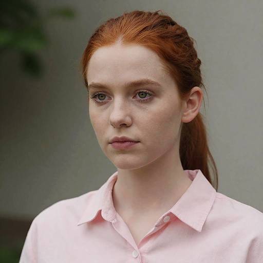 Portrait of a Young Woman with Red Hair