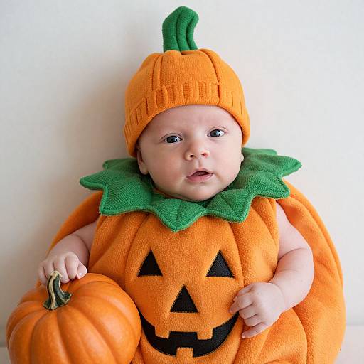 Newborn Preemie Baby Pumpkin Costume