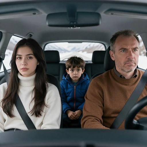 Family Road Trip in Snowy Mountains