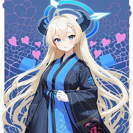 Illustration of Akari (blue archive), blue archive in the style of Pu-en