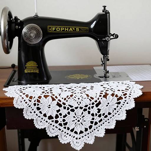 Vintage FOPHA 5 Sewing Machine Artistry