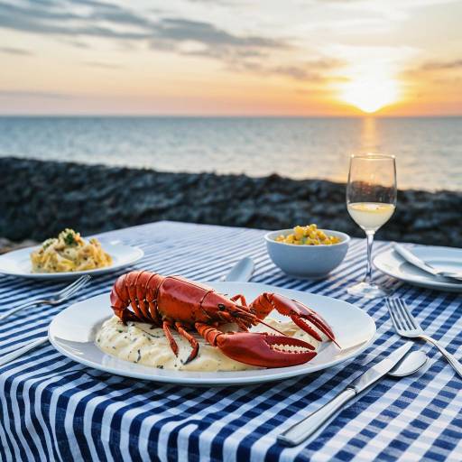 Nautical Dinner Table at Sunset