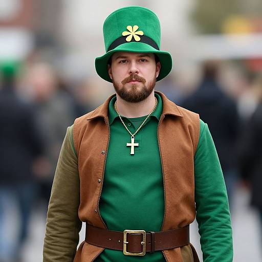 Realistic Saint Patrick's Day Man Costume