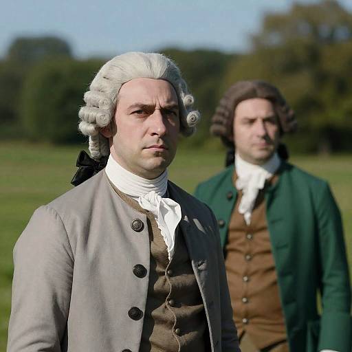 18th Century Men in Historical Attire