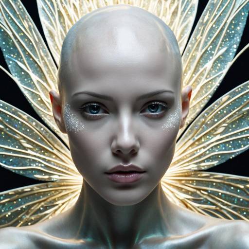 Ethereal Fairy in Futuristic Fantasy World Ethereal Fairy in Futuristic Fantasy World