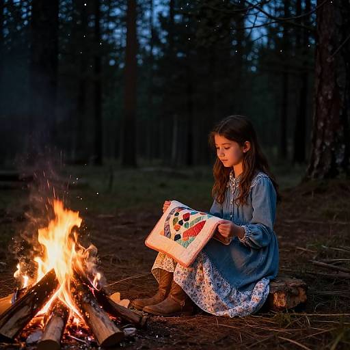 Cozy Western Dress by Campfire