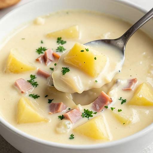Golden Manhattan Clam Chowder Bowl