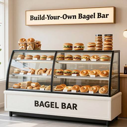 Customizable Bagel Bar Concept