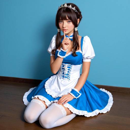 Enchanting Dainty Bishounen in Blue Dress Enchanting Dainty Bishounen in Blue Dress