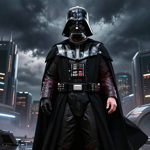 Messi Darth Vader Hybrid Concept Art