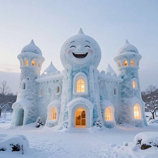 Ethereal Frozen Fortress of Joy