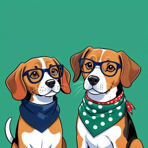 Charming Beagle and Cat Companions