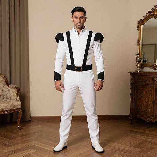 Man in Latin Costume Outfit