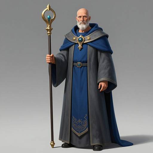 Cleric of Nethys with Quarterstaff