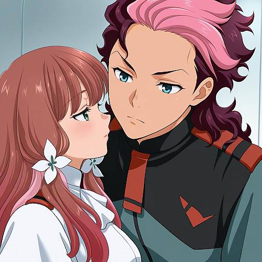 Illustration of Guel jeturk, gundam in the style of Yuzuna99