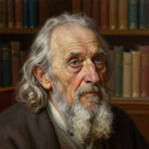 Photorealistic Portrait of Wise Sage