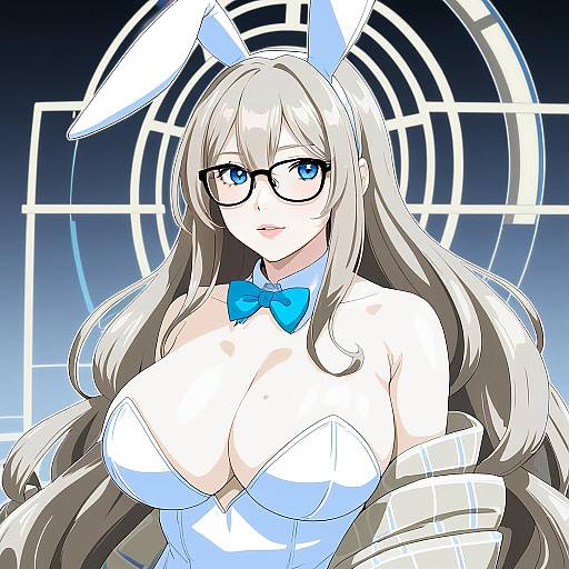 Illustration of Akane (bunny) (blue archive), blue archive in the style of Sakuya tsuitachi