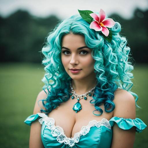 Lagoona Blue Cosplay with Floral Accents