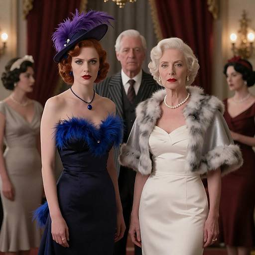 Opulent 1930s Glamour Photograph