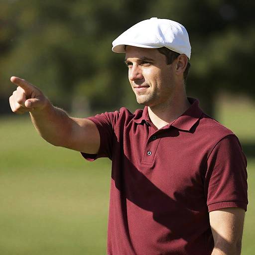 Smiling Man in Summer Outdoor Setting
