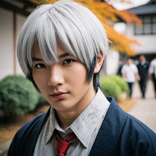 Lifestyle costume photo of Akagi shigeru. Cosplay clothes