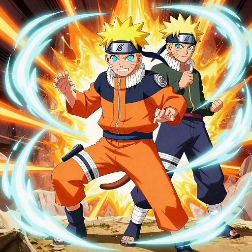 Naruto and Goku Fusion Hero