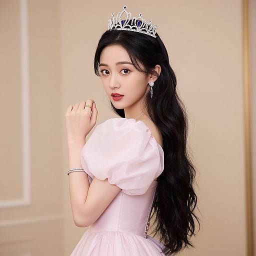 Girl in Ariel-Inspired Costume