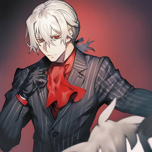 Illustration of Antonio salieri (fate), fate/grand order in the style of Toridamono