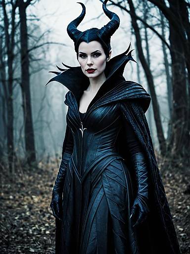 Cinematic Dark Fantasy Maleficent Cosplay Editorial