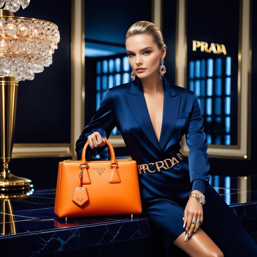 Elegant Fashion Photography with Prada Luxury