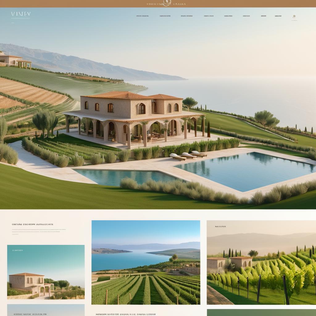 Cinematic Turkish Villa Landing Page Design