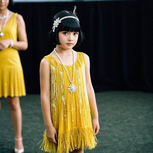 Stunning Flapper Costume for Young Girls