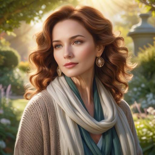 Tranquil Beauty: A Portrait of Wisdom