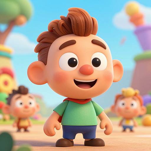 Whimsical Animated Character Illustration