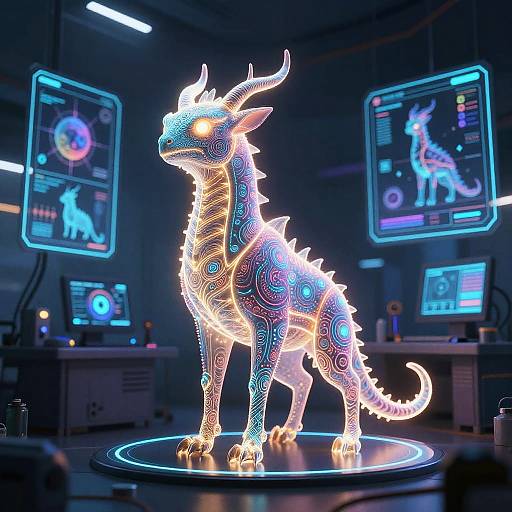 AI-Generated Fantastical Creatures Art