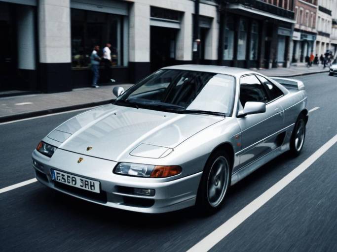 Sleek Silver Sports Car Wallpaper Design