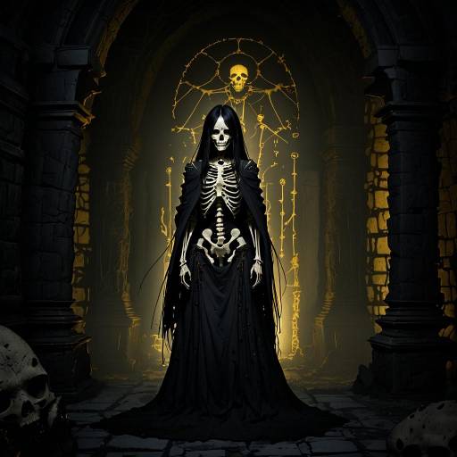 Eerie Gothic Horror in Ancient Ruins