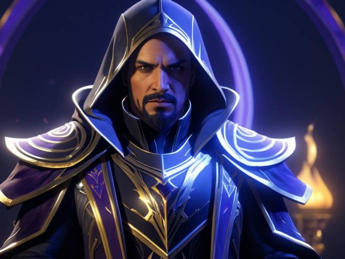 Mysterious Hooded Sorcerer