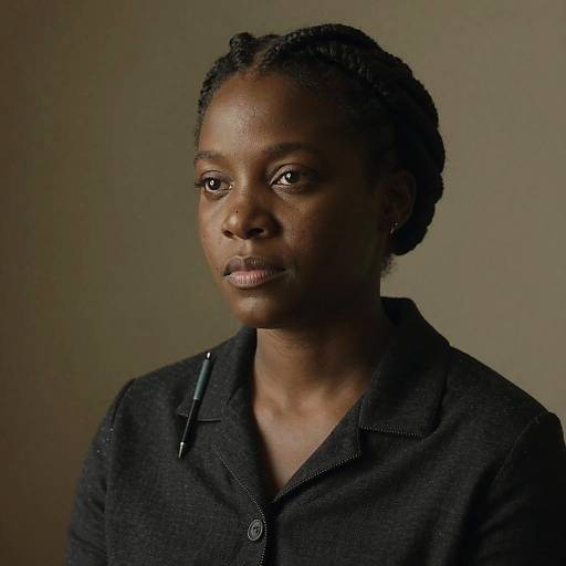 Manet-Style Portrait of Chimamanda Adichie