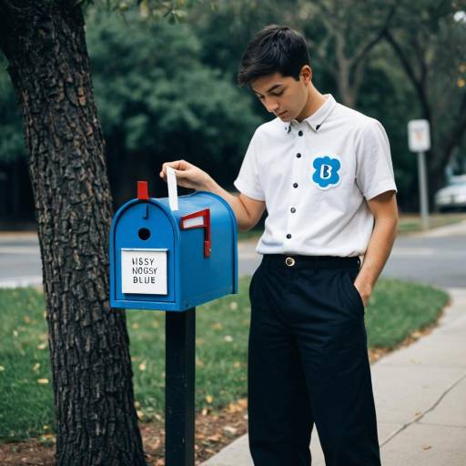Outdoor Blues Clues Mailbox Costume for Boy