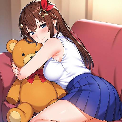 Illustration of Ankimo (tokino sora), hololive in the style of Kyuuso inukami