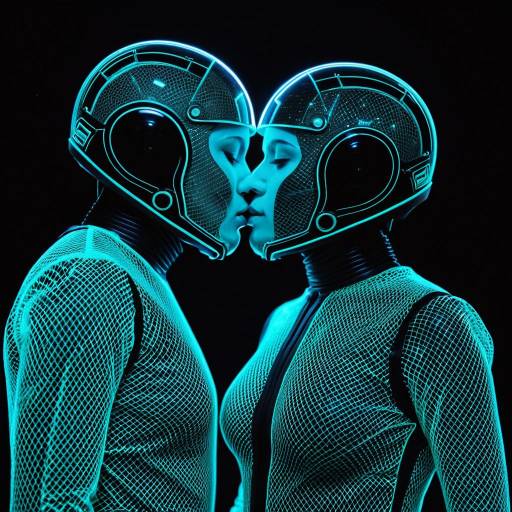 Bioluminescent Robotic Lovers in Hopper Style