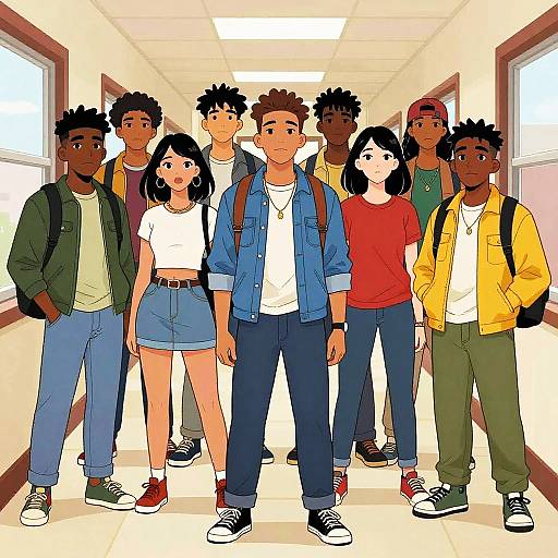 Boondocks Style High School Scene