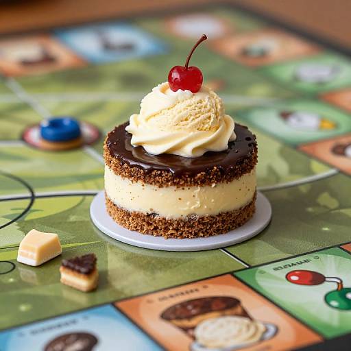 Miniature Ice Cream Cake Board Game