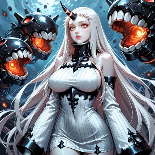 Mystical Seaport Princess with Abyssal Ship