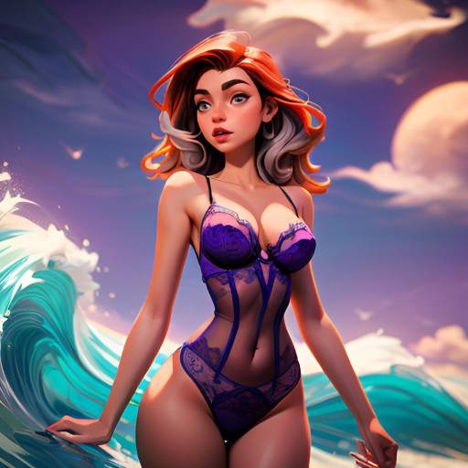 Romantic Adventurer in Whimsical Dreams