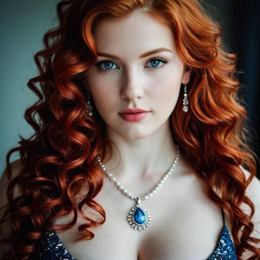 Portrait of a Red-Haired Beauty